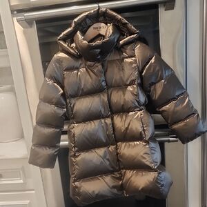 Ralph Lauren Girls Puffer Coat Bronz Color NWT